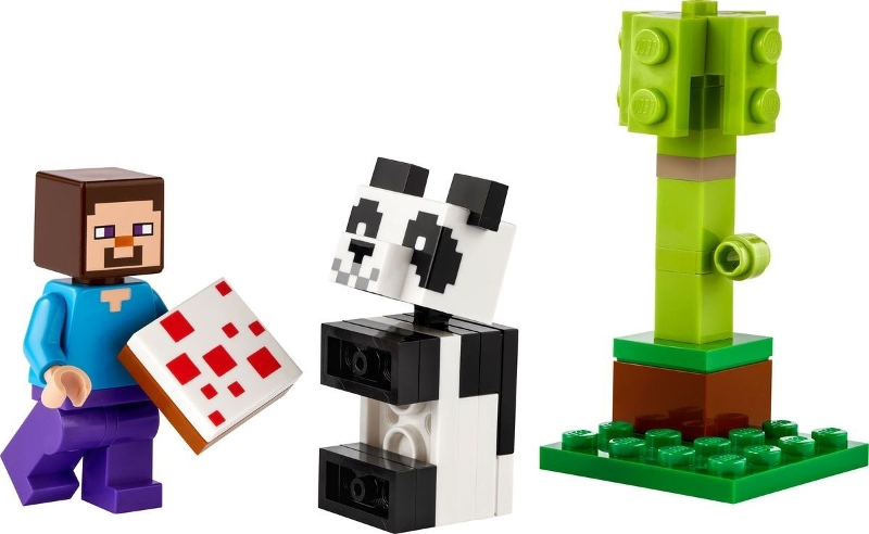 Lego, MineCraft, Steve and Baby Panda Polybag, 30672