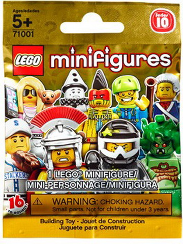 Lego, Minifigure, Sealed Blind Box, Series 10, 71001