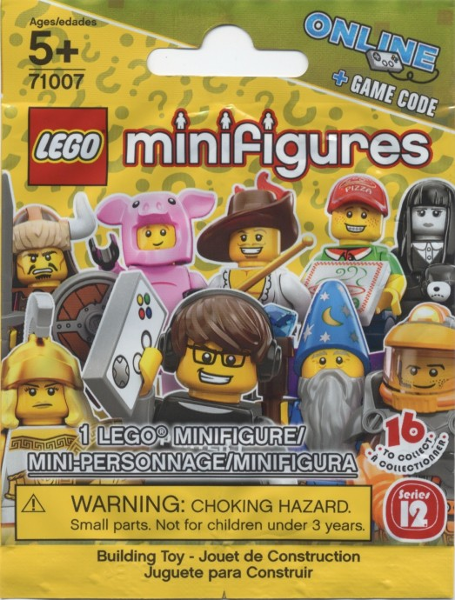 Lego, Minifigure, Sealed Blind Box, Series 12, 71007