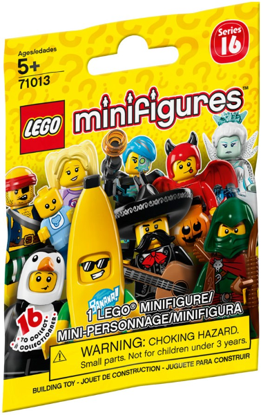 Lego, Minifigure, Sealed Blind Box, Series 16, 71013