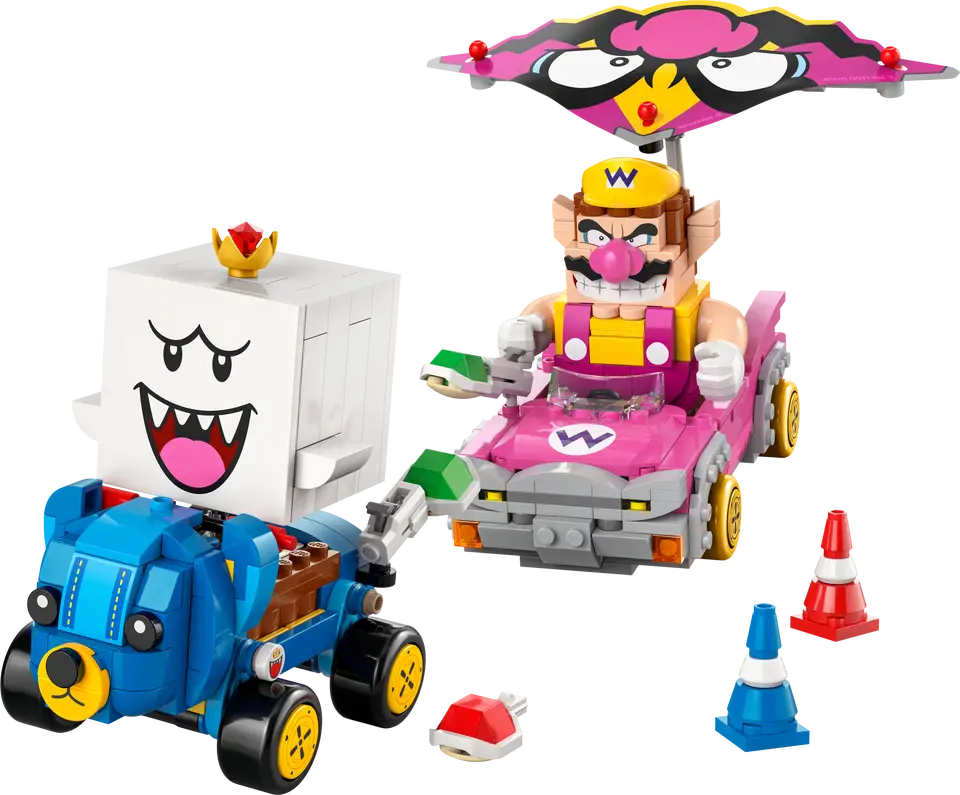 LEGO,Sealed, Super Mario, Mario Kart - Wario & King Boo, 72038