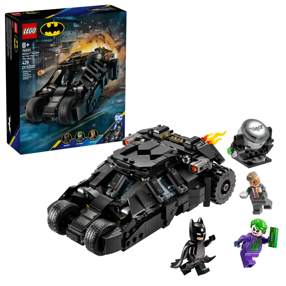 LEGO, D.C., Batman, Bathman Tumbler vs. Two-Face & The Joker, 76303