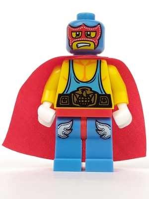 Lego, Minifigure, Series 1, Super Wrestler, COL010