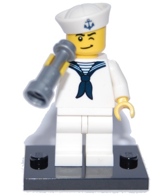 Lego, Minifigure, Collectible Blind, Series 4, Sailor, COL04-10