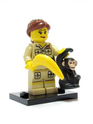 Lego, Minifigure, Collectible Blind, Series 5, Zookeeper, COL05-7