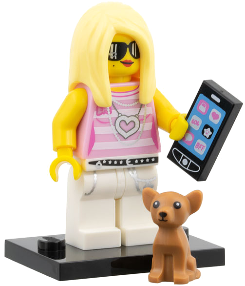 Lego, Minifigure,  Collectible Series 10, Trendsetter, COL10-10