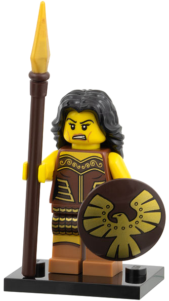 Lego, Minifigure,  Collectible Series 10, Warrior Woman, COL10-4