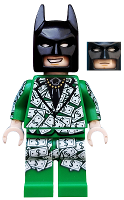 Lego, Minifigure, Collectible Series, The LEGO Batman Movie, Dollar Bill Tuxedo Batman, Coltlbm21