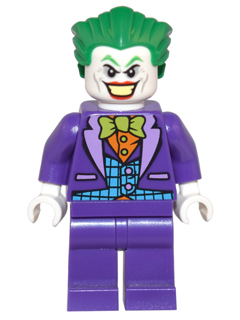 Lego, Minifigure, Dimensions, The Joker - Medium Azure Vest, Lime Bow Tie, Large Smile, DIM017