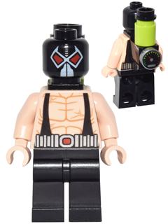 Lego, Minifigure, Dimensions, Bane - Light Nougat Hands, Backpack Assembly, DIM022