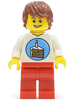 Lego, Minifigure, Holiday & Event, Birthday Party Minifigure, GEN033