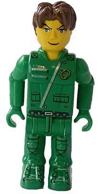 Lego, Minifigure, 4 Juniors, Jack Stone - Green Jacket (4169250), JS021