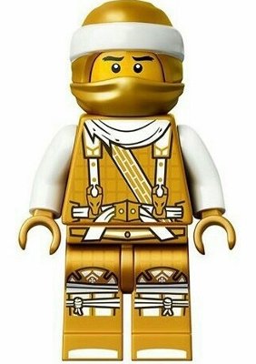Lego, Minifigure, Ninjago, Hunted, Dragon Master, Wu Sensei, Golden Dragon Master, NJO0450