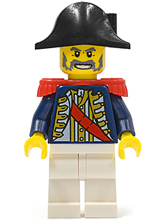 Lego, Minifigure, Pirates, Imperial Soldier II - Governor, PI091