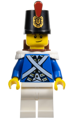 Lego, Minifigure, Pirates, Pirates II, Bluecoat Soldier 2, PI153
