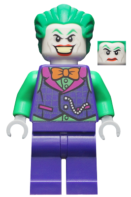 Lego, Minifigure, Dimensions, The Joker - Orange Bow Tie, Green Arms, SH0590