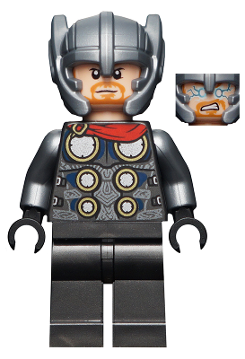 Lego, Minifigure, Super Heroes, Avengers, Thor, Helmet, No Cape, SH0680