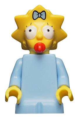 Lego, Minifigure, The Simpsons, Series 1, Maggie Simpson, Minifigure only, sim005