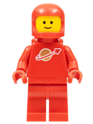 Lego, Minifigure, Classic Space, Classic Space - Red with Air Tanks and Updated Helmet (Second Reissue), SP132