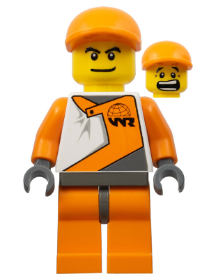 Lego, Minifigure, World Racers, Team X-treme, Official 1, WR003