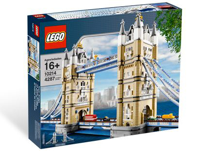 Lego, Set, Sealed, Sculptures, Tower Bridge, 10214