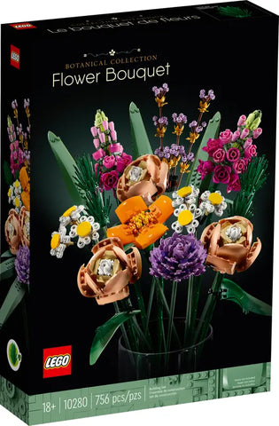 LEGO, Set, Opened, Icons, Flowers, Flower Bouquet, 10280