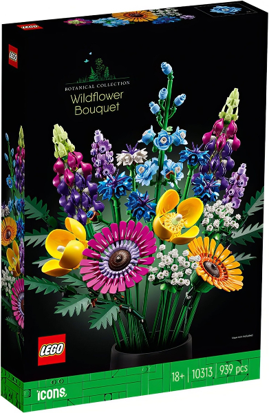 LEGO, Set, Opened, Custom, Icons, Flowers, Jamie's Bouquet, 10280+10313