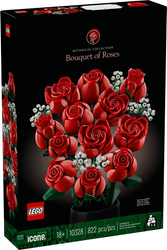 LEGO, Set, Opened, Icons, Flowers, Bouquet of Roses, 10328-1