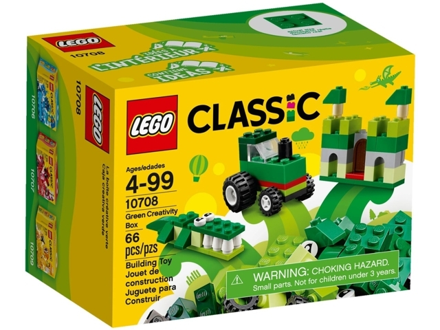 Lego, Set, Sealed, Classic, Creative Green Bricks, 10708