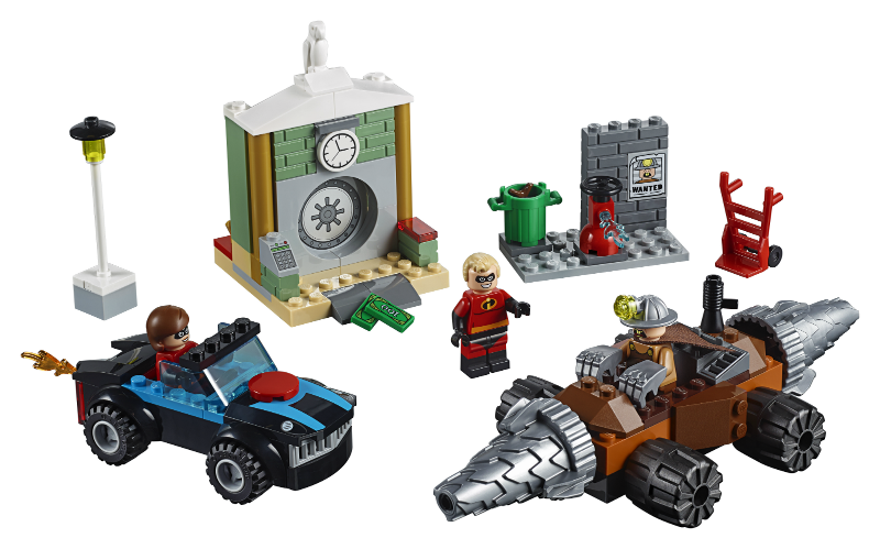 Lego, Set, OPENED, Juniors, The Incredibles, Incredibles 2, Underminer Bank Heist, 10760