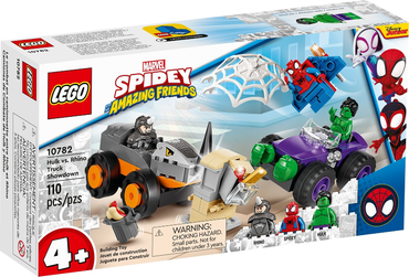 Lego, Set, Sealed, Super Heroes: Spidey and his Amazing Friends: 10782 Hulk vs. Rhino Truck Showdown