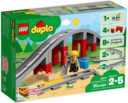Lego, Set, Sealed, DUPLO, Train Bridge and Tracks, 10872