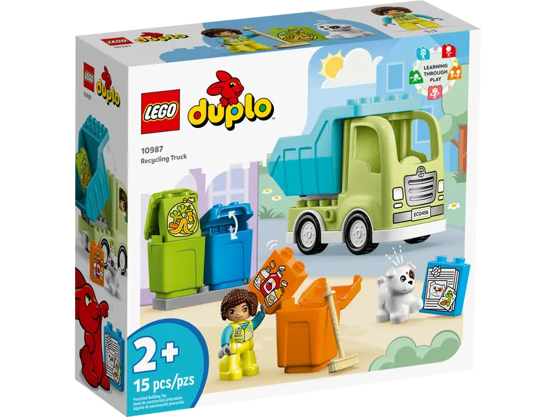 Duplo, Set, Sealed, Recycling Truck, 10987