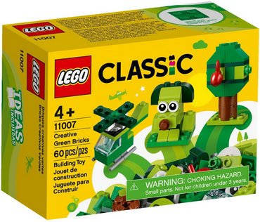 Lego, Set, Sealed, Classic, Creative Green Bricks, 11007