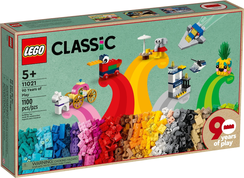 LEGO, CLASSIC, 90 Years of Play, 11021