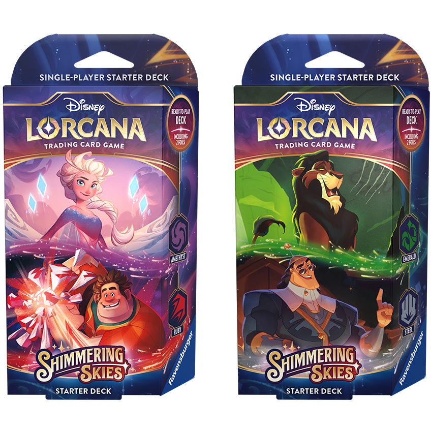 Disney Lorcana TCG: Shimmering Skies - Starter Deck Carton