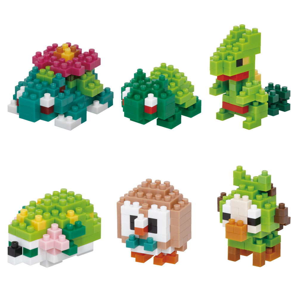 Nanoblock: Pokemon Mini - PokÃ©mon Type Grass Set 1