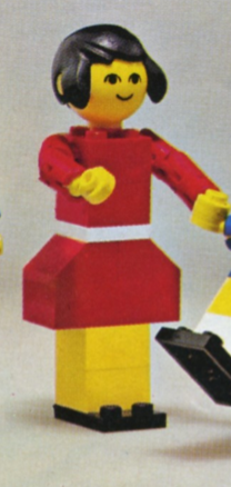 Lego, Minifigure, 1974, Building Set, Recreation, Family, Mother, 1974-1