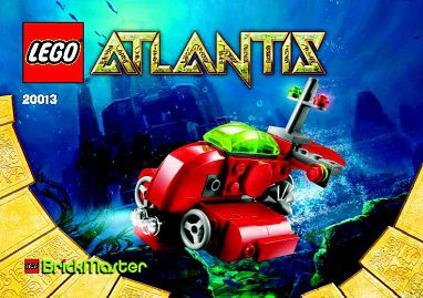 Lego, Set, Sealed, Atlantis, Mini Neptune Carrier polybag, 20013