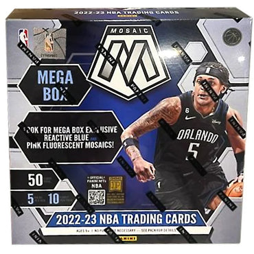 2022-23 Panini Mosaic NBA Basketball Trading Cards Mega Box