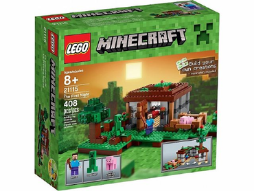 Lego, Set, Sealed, Minecraft, The First Night, 21115