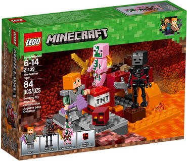 Lego, Set, Opened, Minecraft, The Nether Fight, 21139