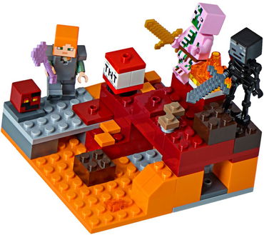 Lego, Set, Opened, Minecraft, The Nether Fight, 21139