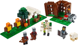 Lego, Set, Opened, Minecraft, The Pillager Outpost, 21159