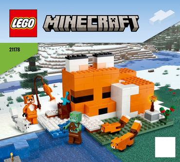 Lego, Set, Sealed, Minecraft, The Fox Lodge, 21178