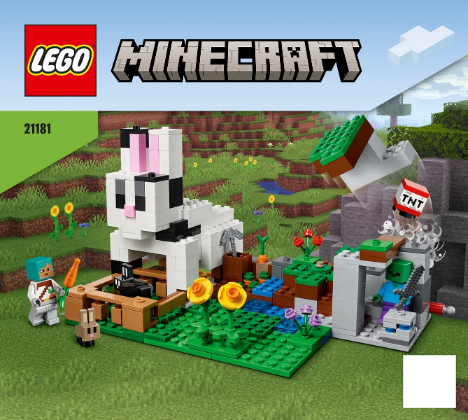 Lego, Set, Sealed, Minecraft, The Rabbit Ranch, 21181