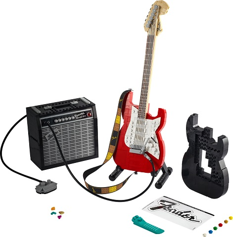 Lego, Set, Opened Product, Ideas, Fender Stratocaster, 21329