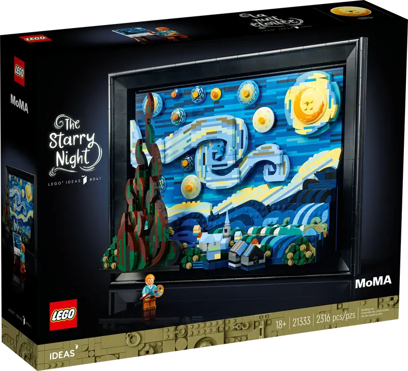 Lego, Set Sealed, Ideas, Vincent van Gogh - The Starry Night, 21333