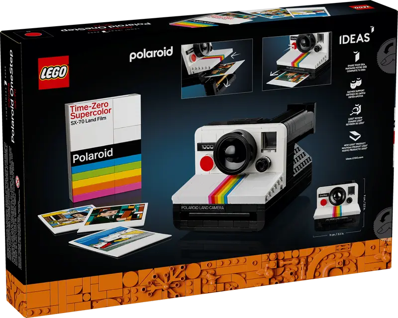 Lego, Set, Opened, Creator, Polaroid OneStep SX-70 Camera, 21345