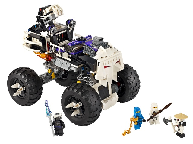 LEGO, Opened, Ninjago, The Golden Weapons, Skull Truck, 2506, BUILT